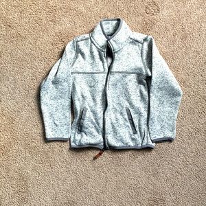 Little boys Carters size 6 zip up sweater in grey